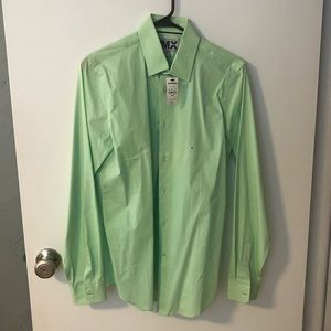 NWT Express Green Button-up
